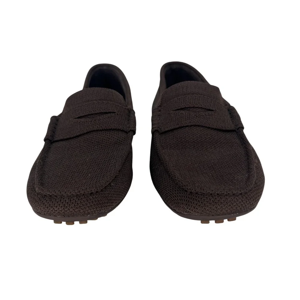 Peter‎ Millar Crown Cruise Knit Driver Loafers Brown Slip On Shoes Size 9